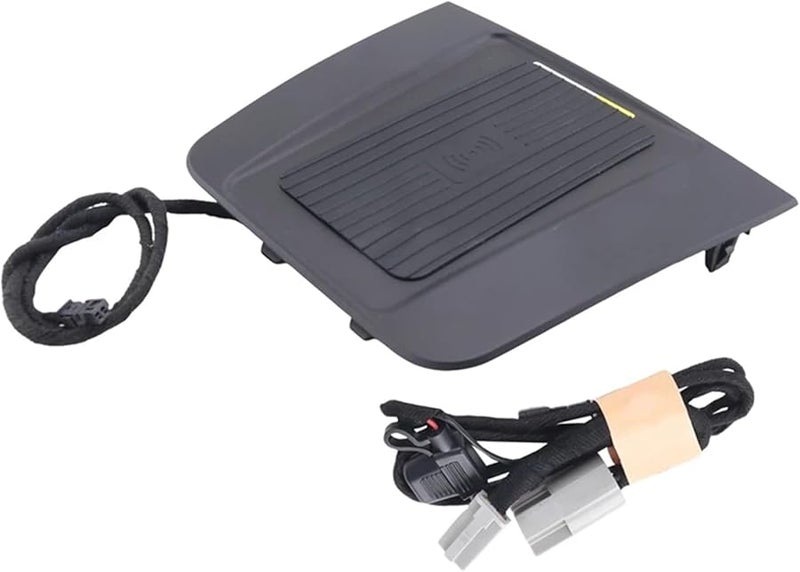 Black Wireless Charger Pad Fast Charge Holder Compatible With Mazda 3 2015 2018 - Image 1